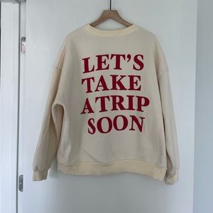 Yllw the Label Let’s Take a Trip Soon Sweatshirt